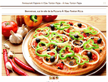 Tablet Screenshot of aleautontonpizza.com